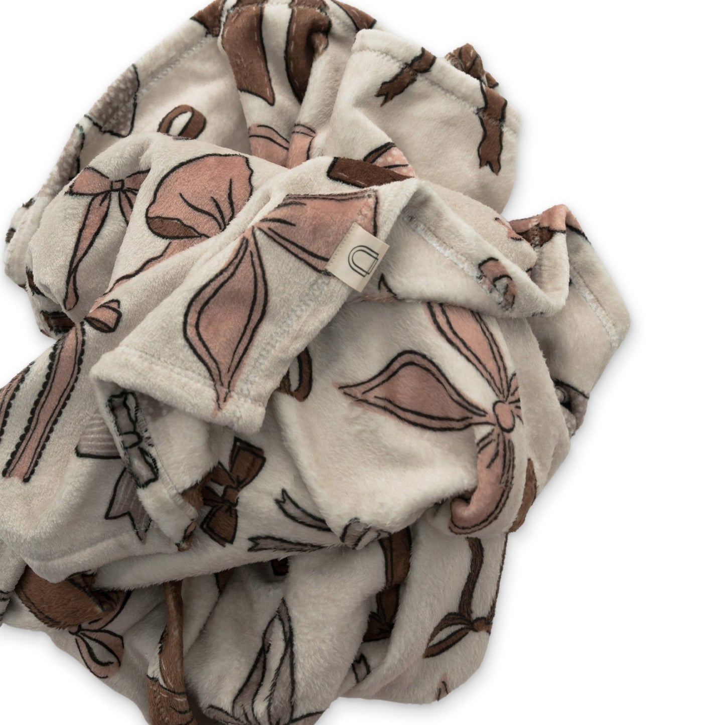 Bows Double Sided Throw BlanketDouble Sided Throw BlanketEllie Sue