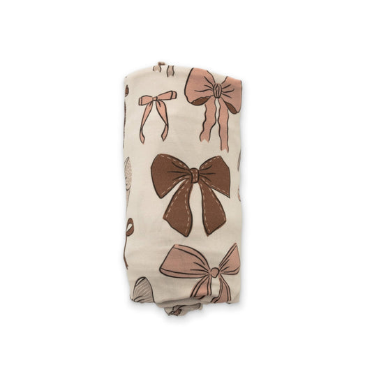 Bows Stretch Swaddle BlanketStretch Swaddle BlanketEllie Sue