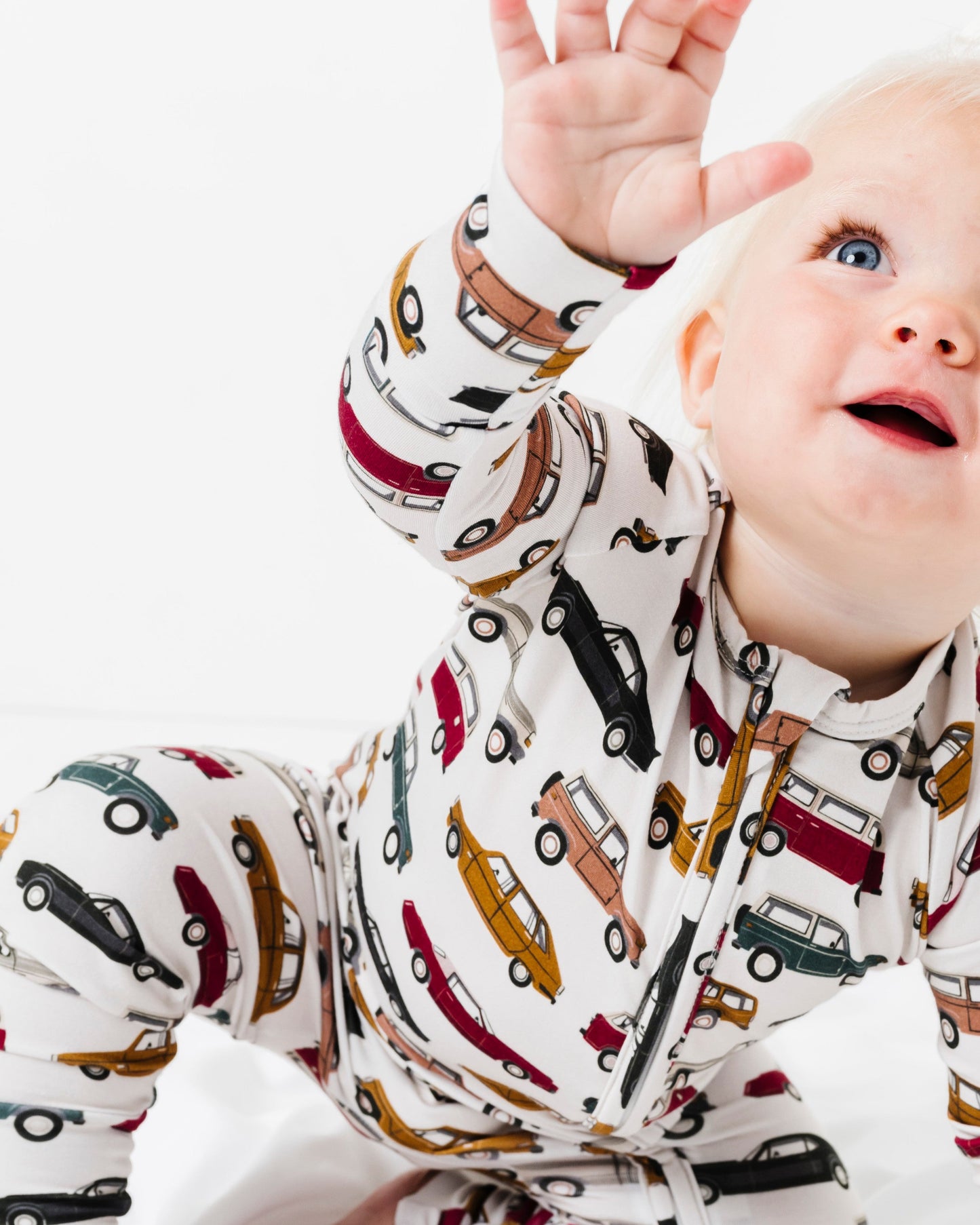 Cars Zipper Romper