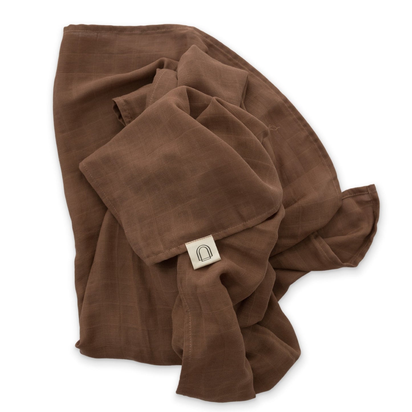 Mocha Muslin Swaddle BlanketMuslin Swaddle BlanketEllie Sue