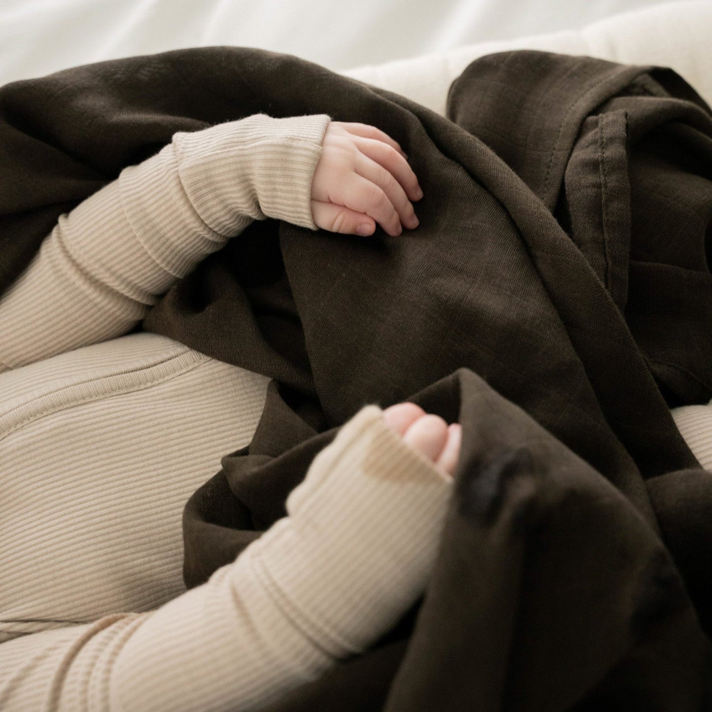 Onyx Muslin Swaddle BlanketMuslin Swaddle BlanketEllie Sue
