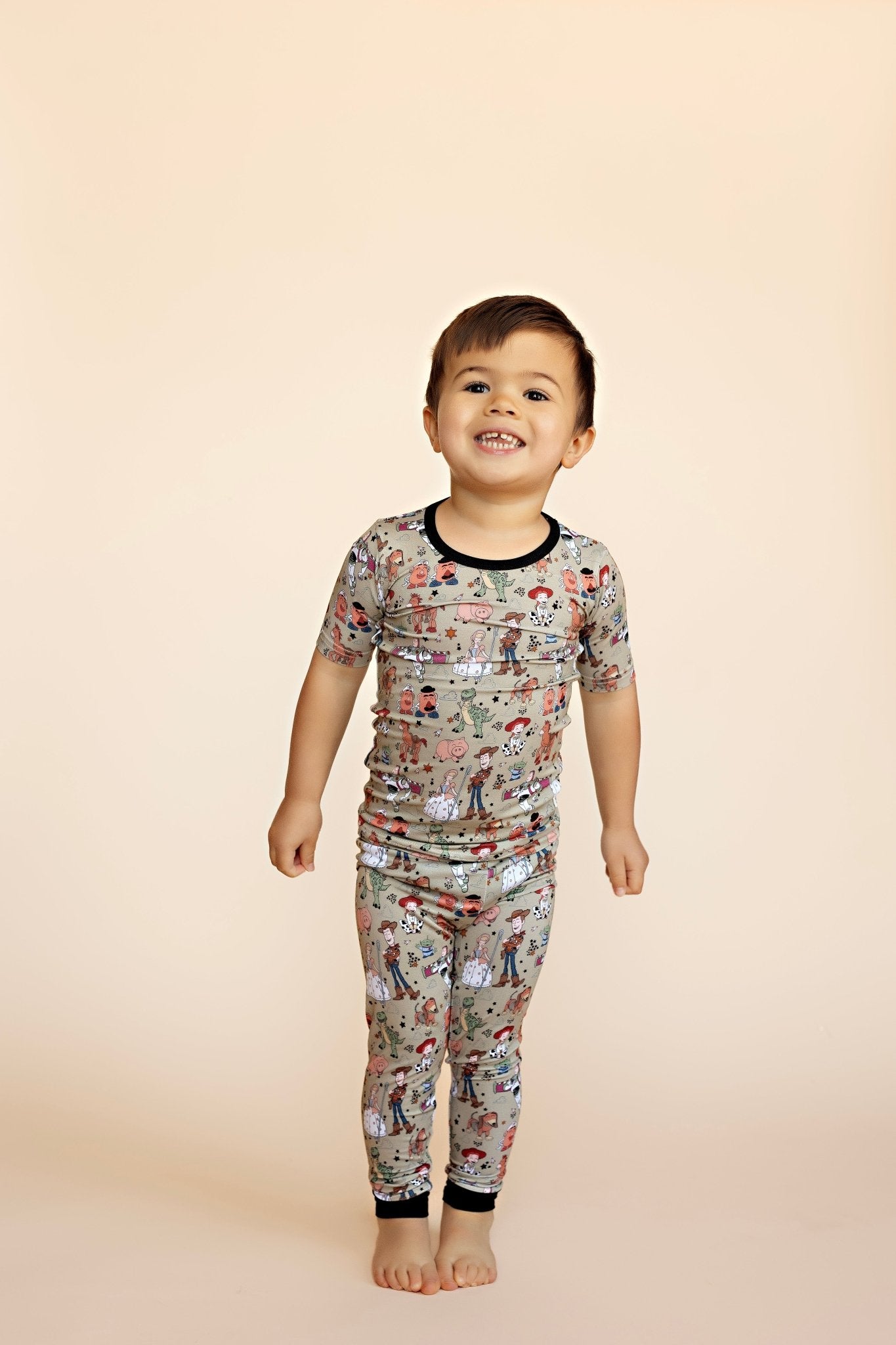 Round Up Gang Short Sleeve PajamasPajamasEllie Sue2T