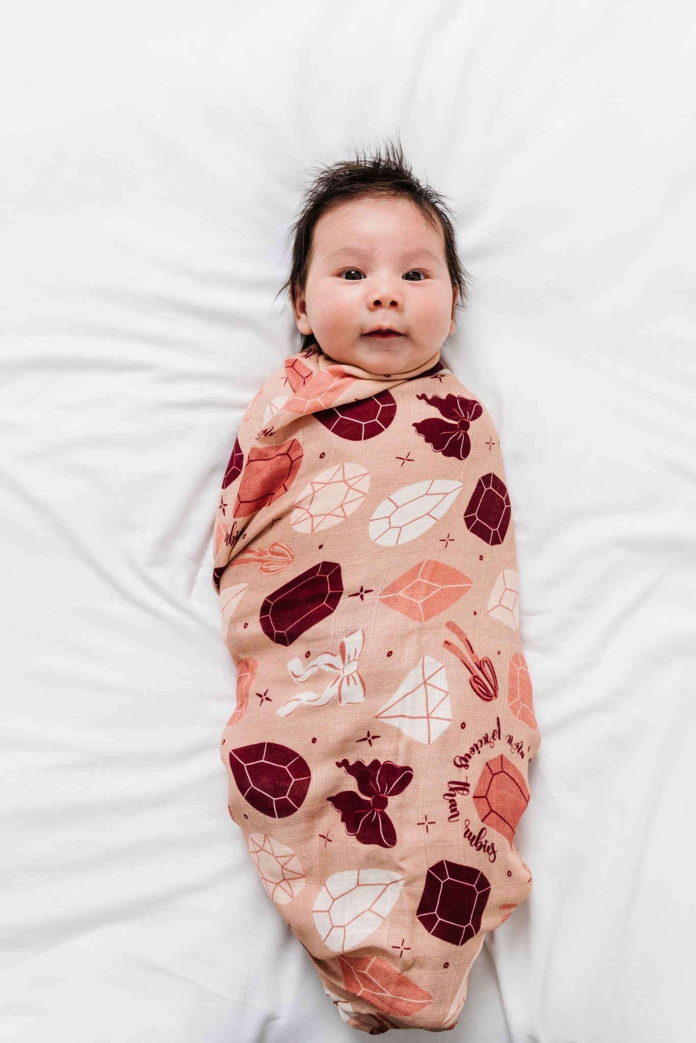 Rubies Muslin Swaddle BlanketMuslin Swaddle BlanketEllie Sue