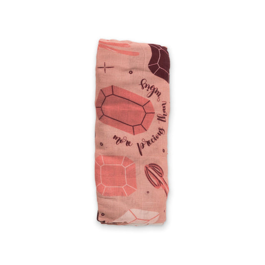 Rubies Muslin Swaddle BlanketMuslin Swaddle BlanketEllie Sue