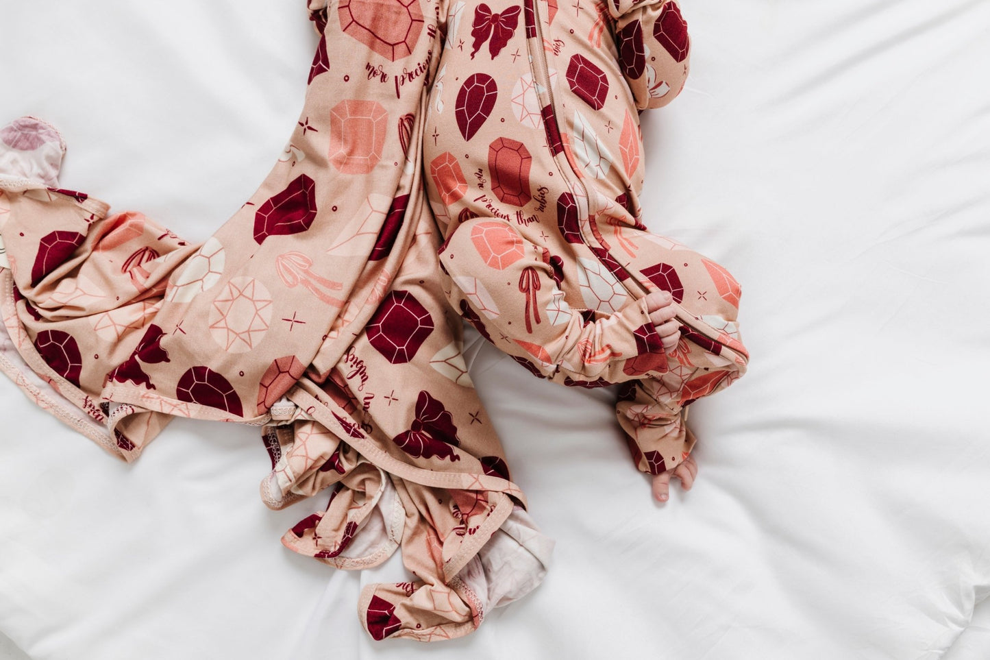 Rubies Stretch Swaddle BlanketStretch Swaddle BlanketEllie Sue