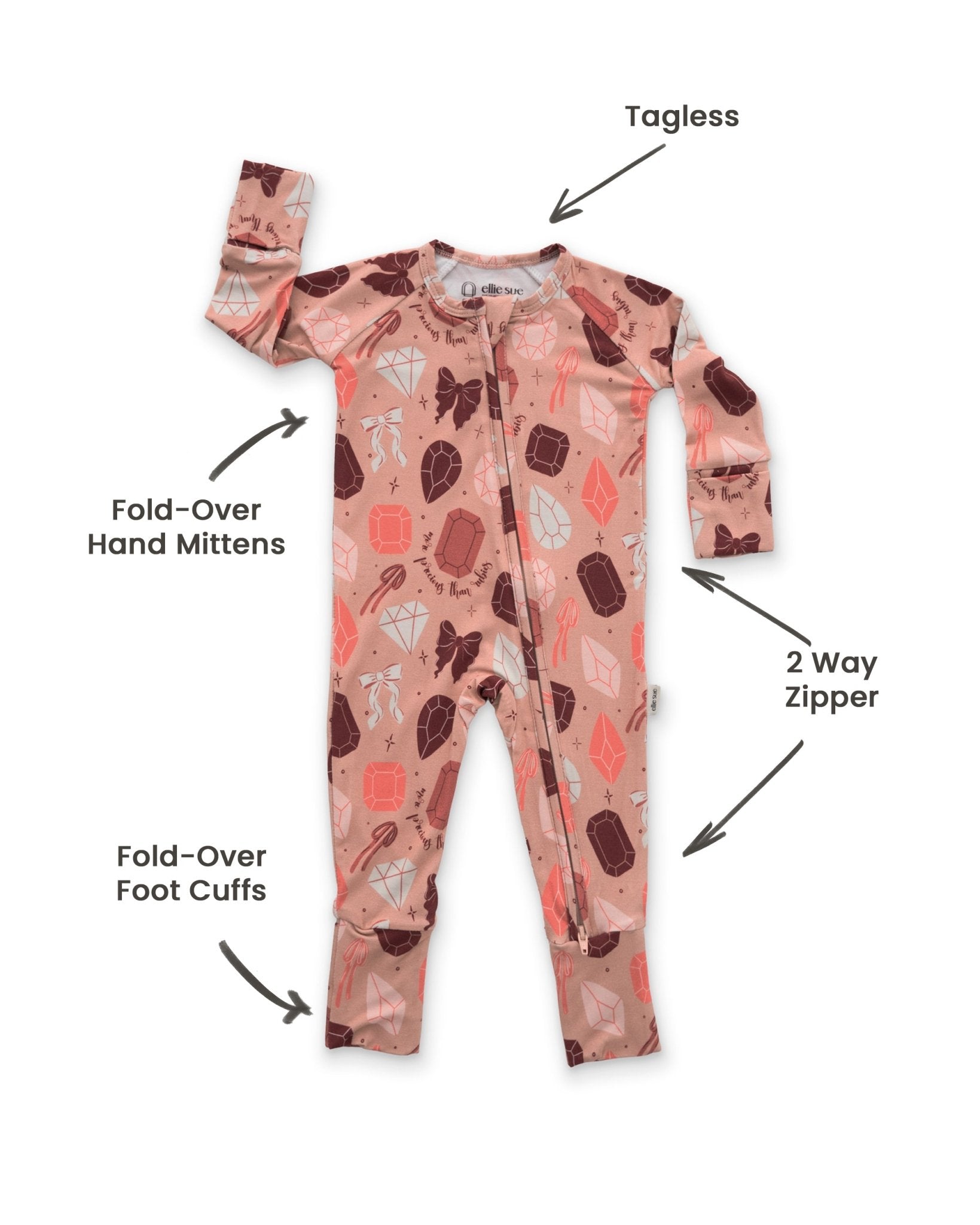 Rubies Zipper RomperZipper RomperEllie Sue0 - 3M