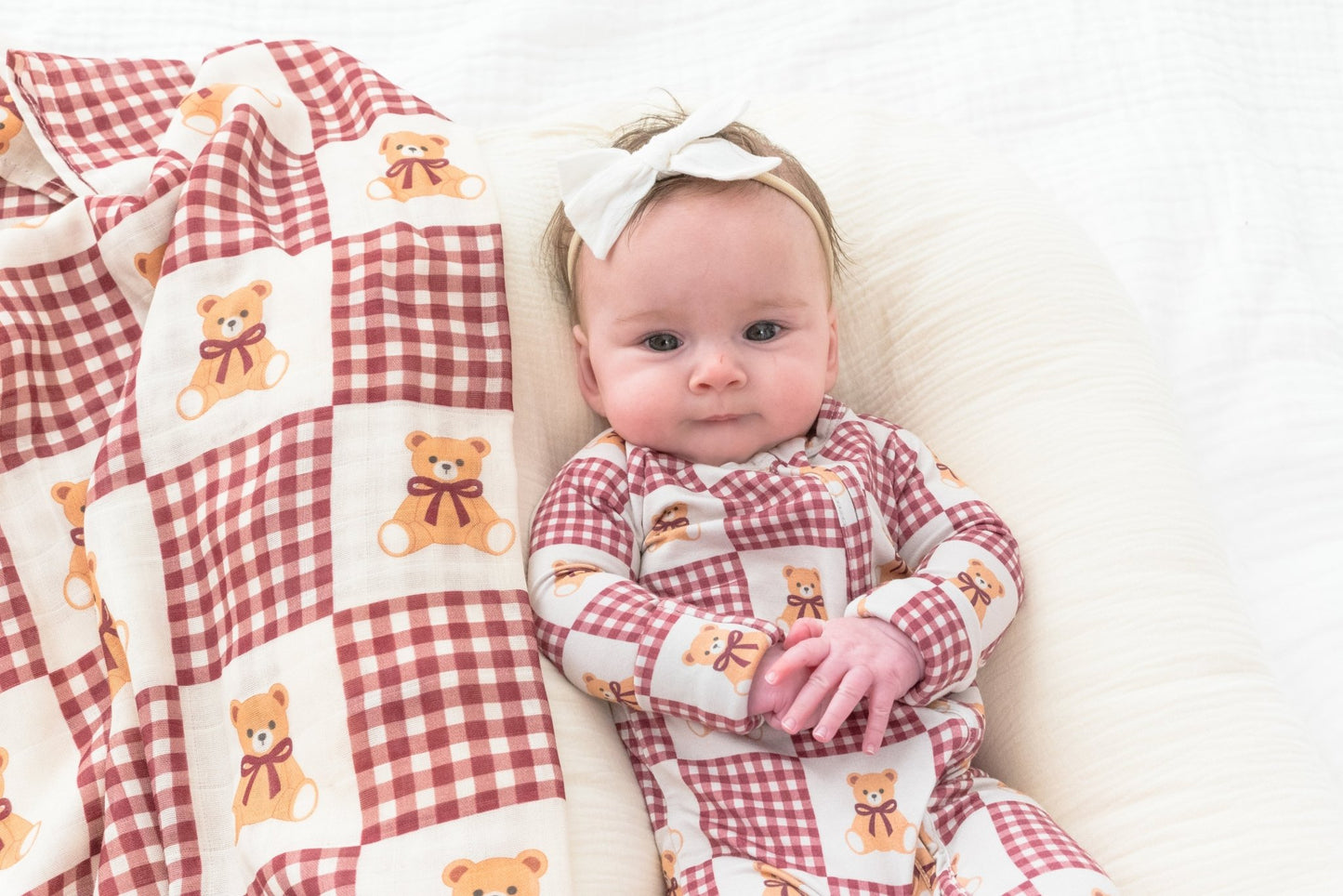 Teddy Zipper RomperZipper RomperEllie Sue0 - 3M