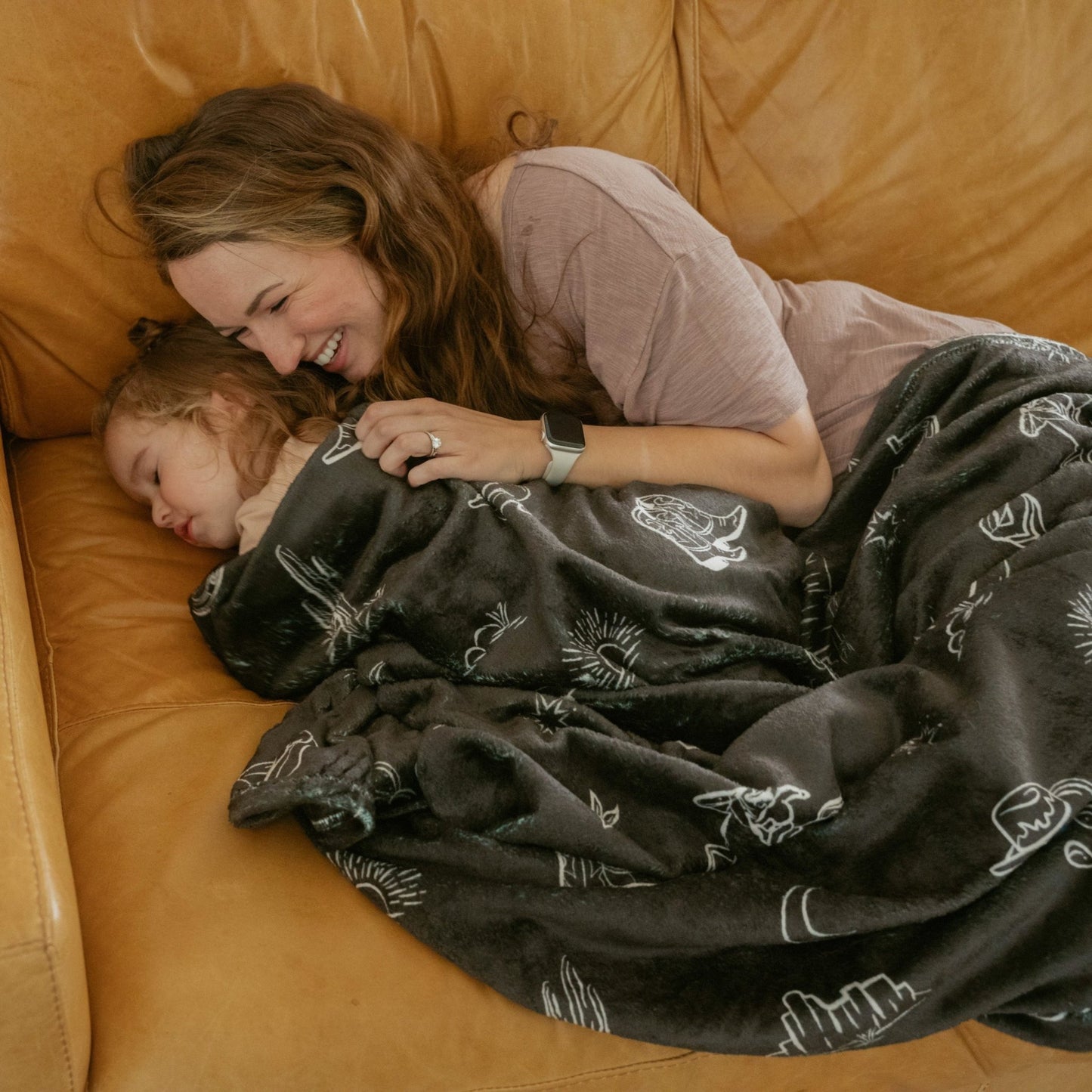 Western Double Sided Throw BlanketThrow BlanketEllie Sue