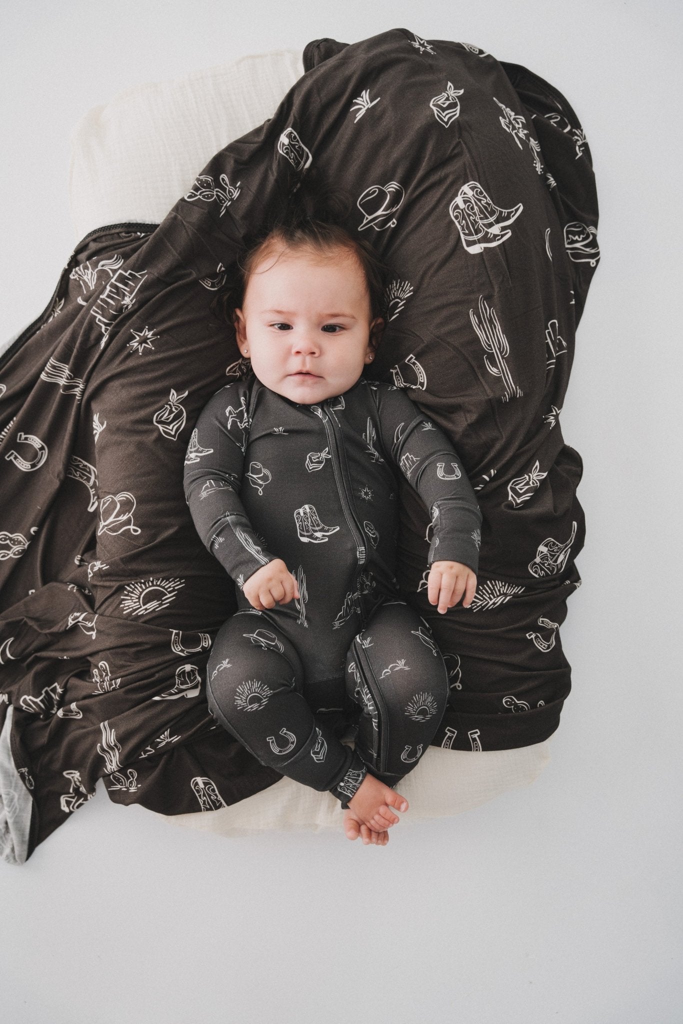 Western Zipper RomperZipper RomperEllie Sue0 - 3 Months