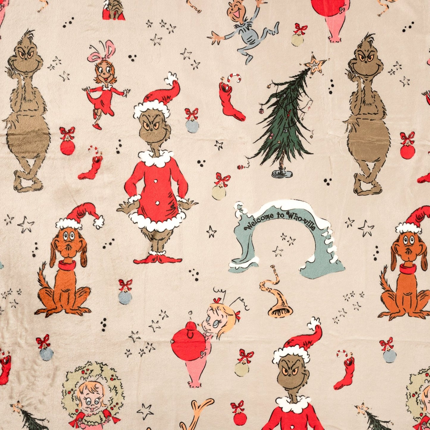 Classic Christmas Throw Blanket