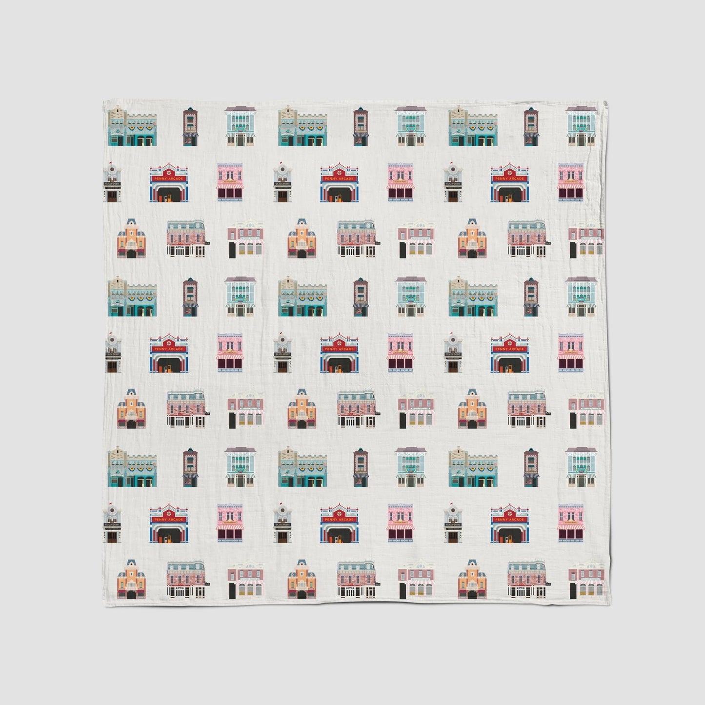 Main Street Muslin Blanket