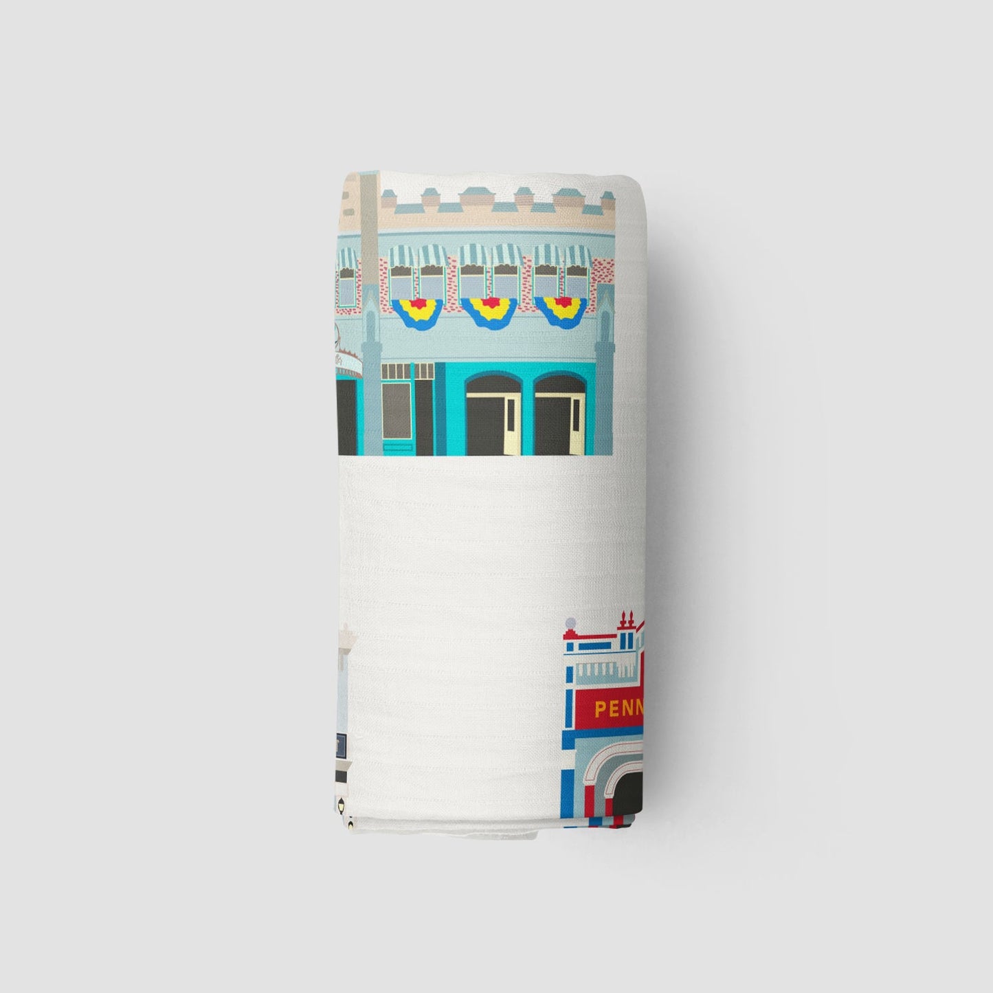 Main Street Muslin Blanket