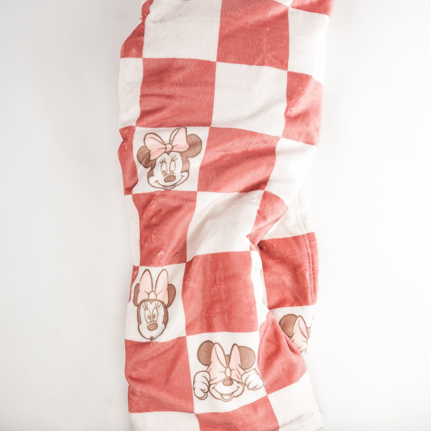 Rose Checkers Double Sided Throw Blanket