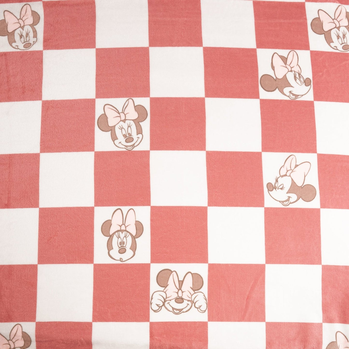 Rose Checkers Throw Blanket