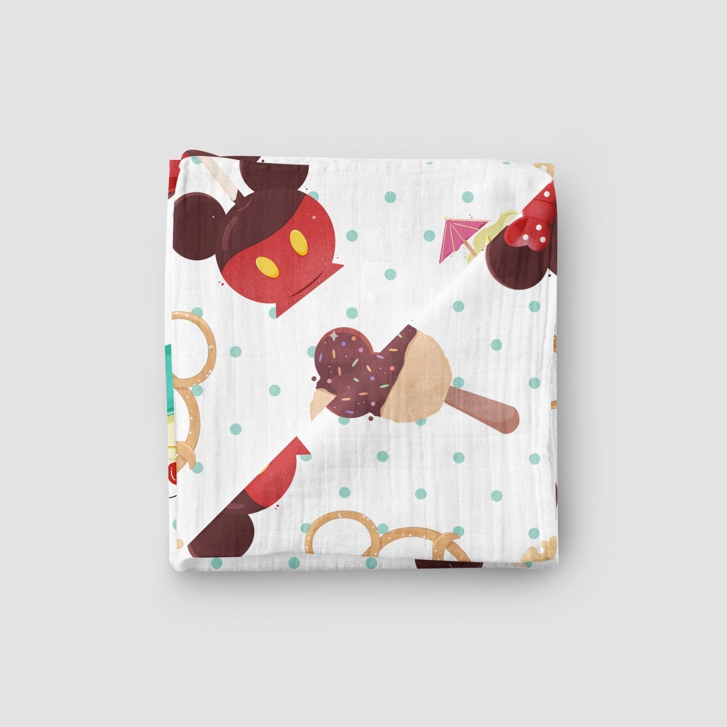 Snacks Muslin Blanket