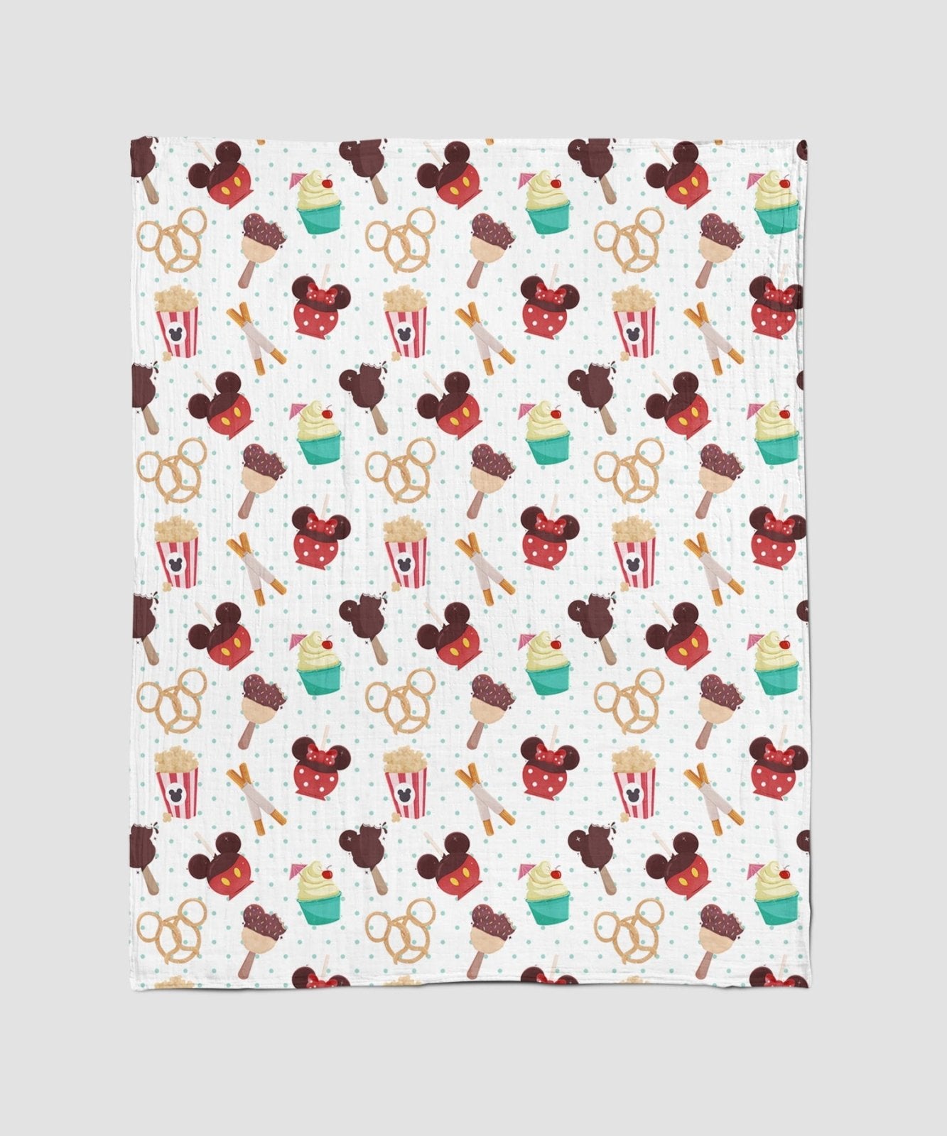 Snacks Muslin Blanket