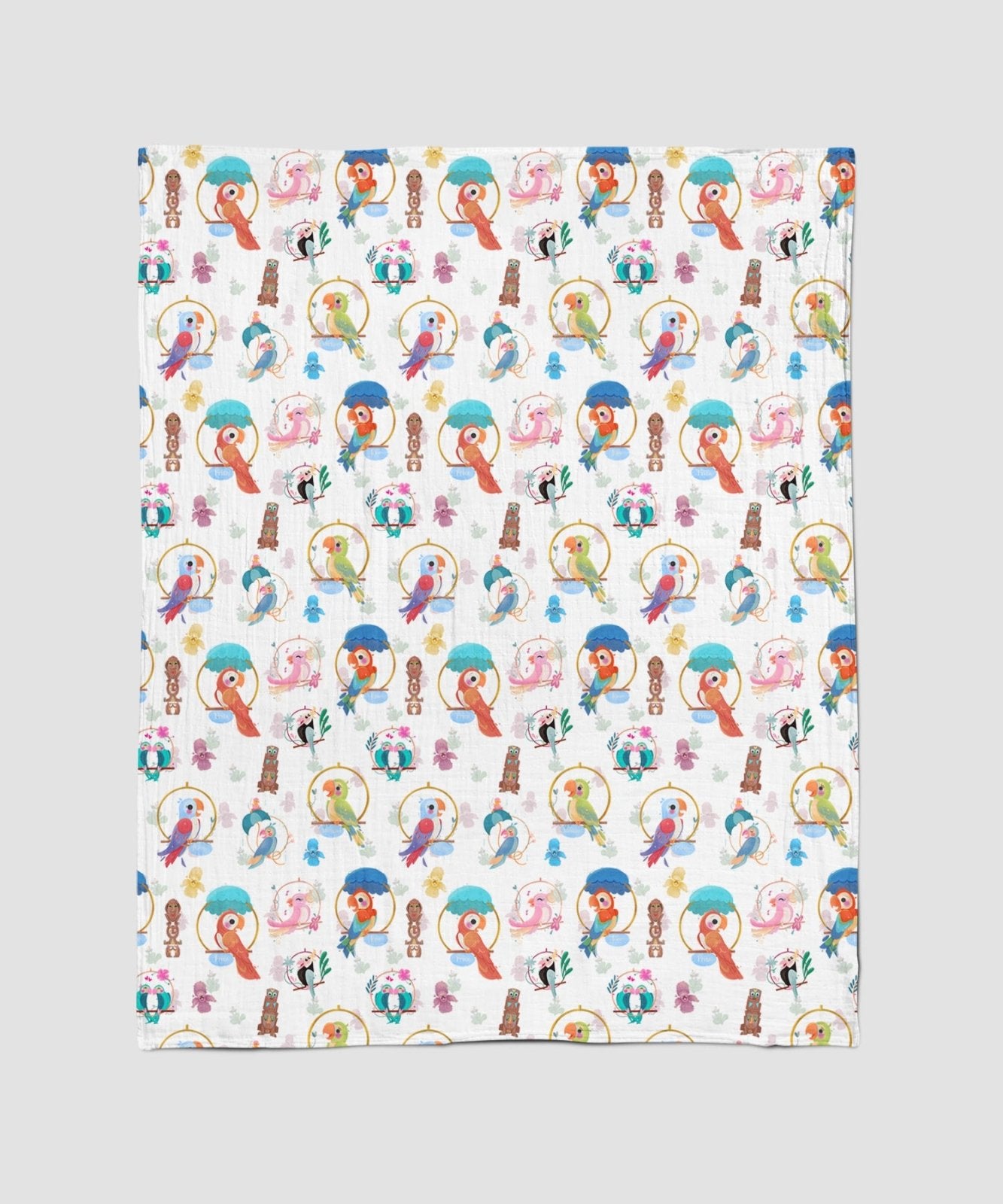 Tropical HideawayMuslin BlanketEllie SueStandard