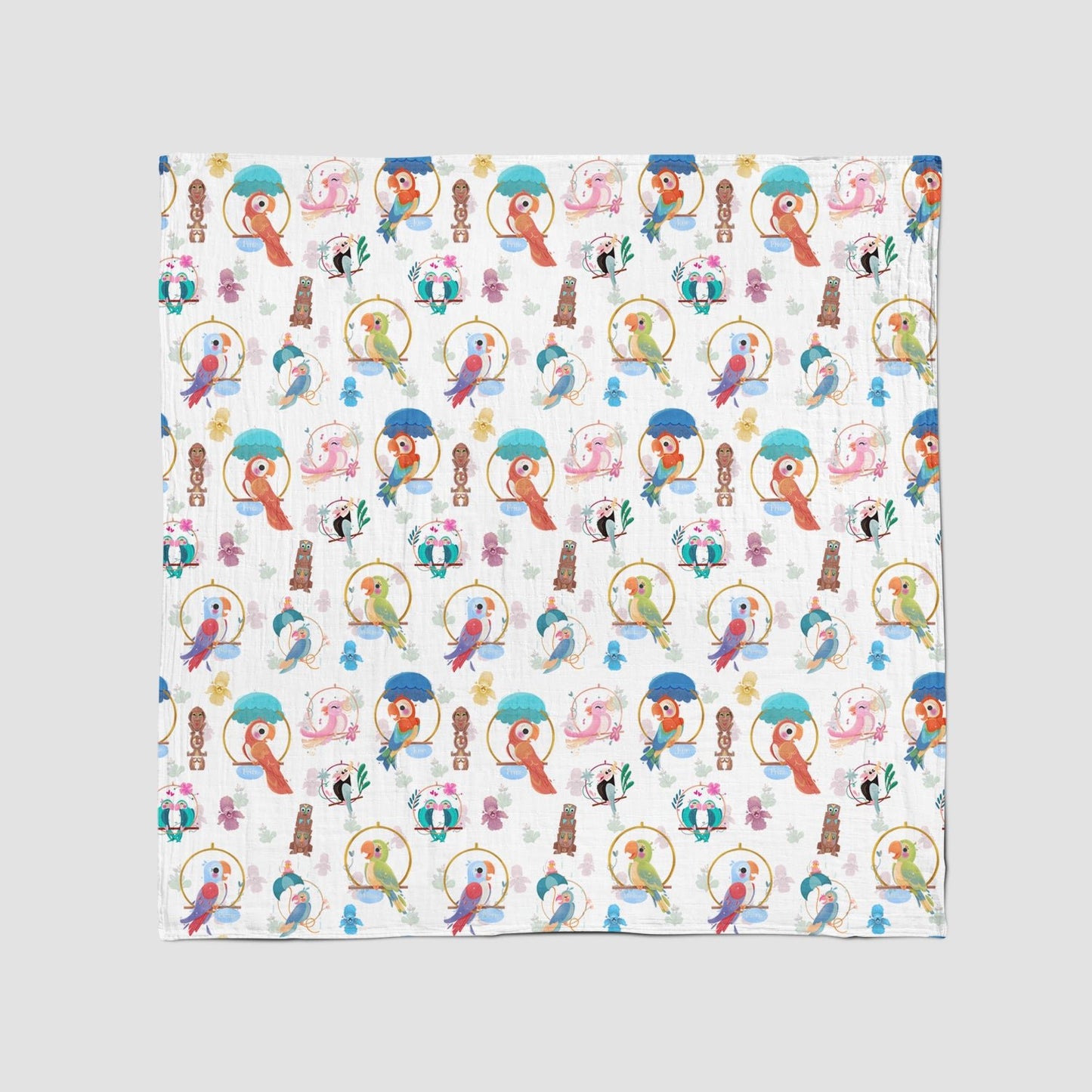 Tropical HideawayMuslin BlanketEllie SueStandard