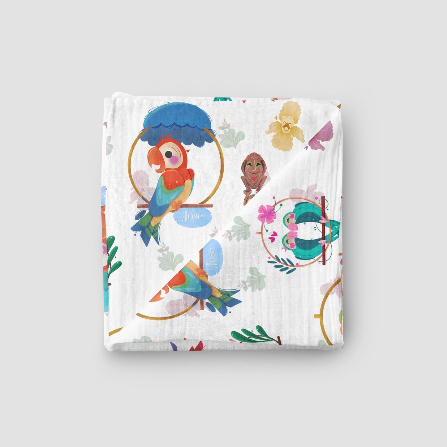 Tropical HideawayMuslin BlanketEllie SueStandard