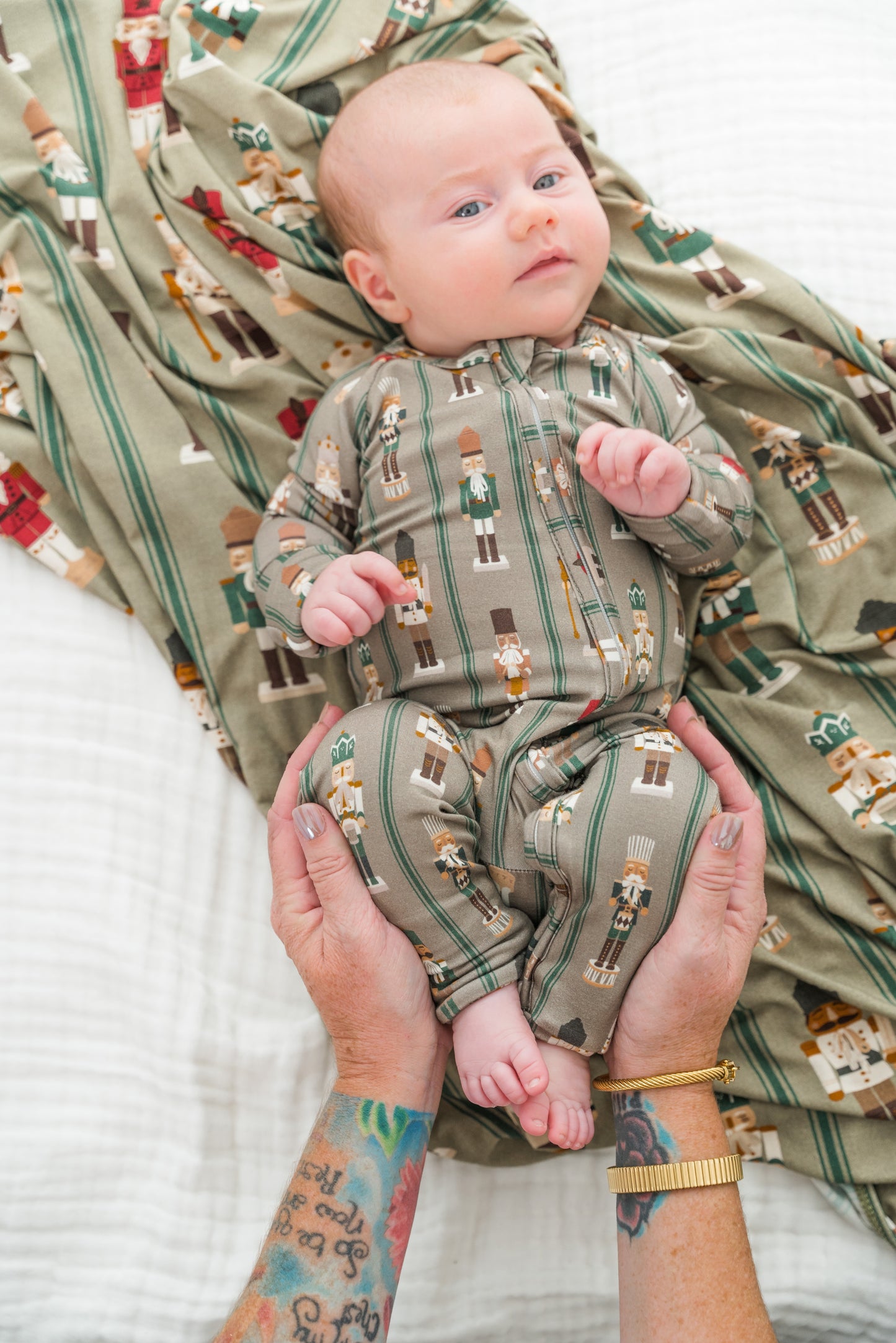 Nutcracker Parade Zipper Romper