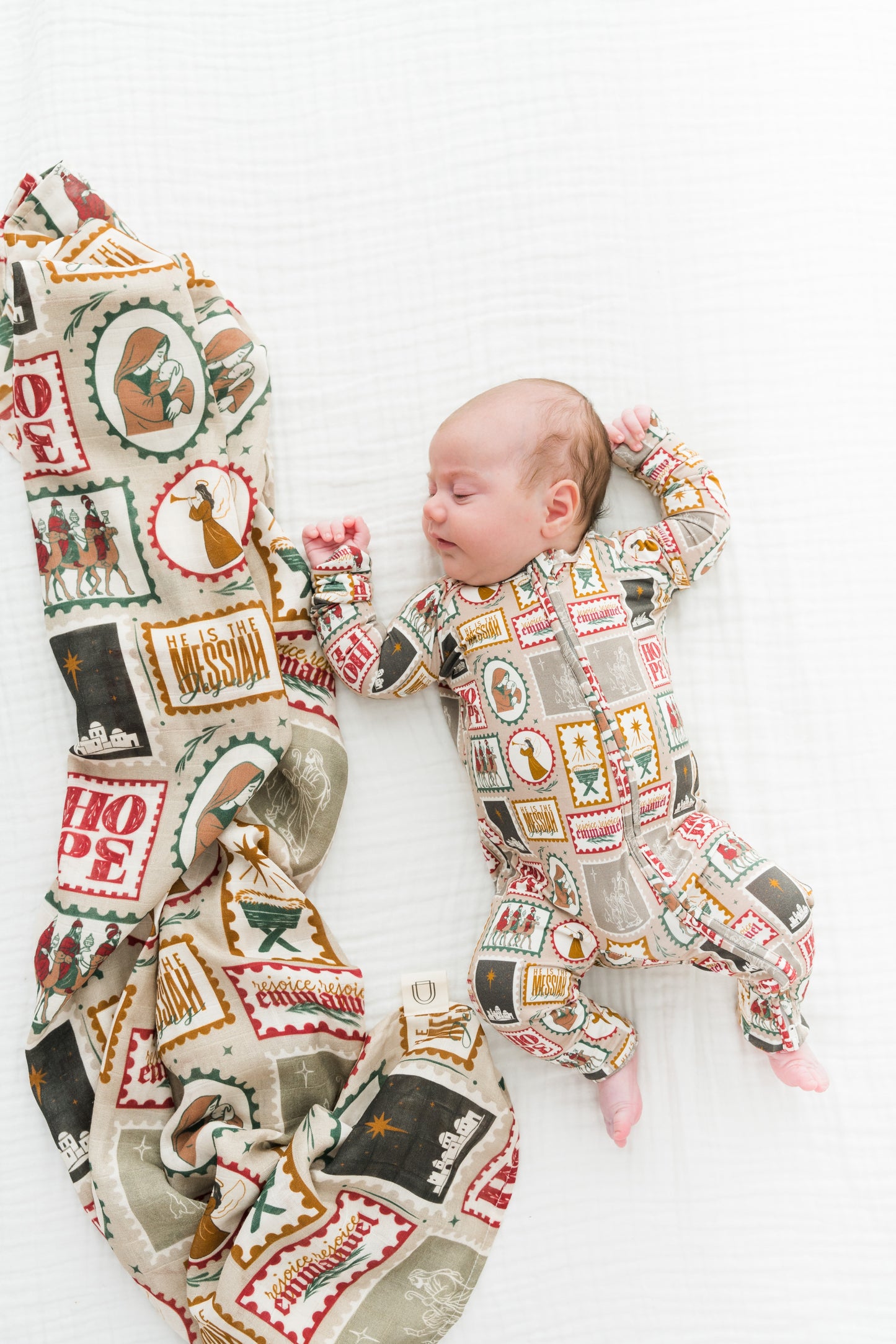 Emmanuel Muslin Swaddle Blanket