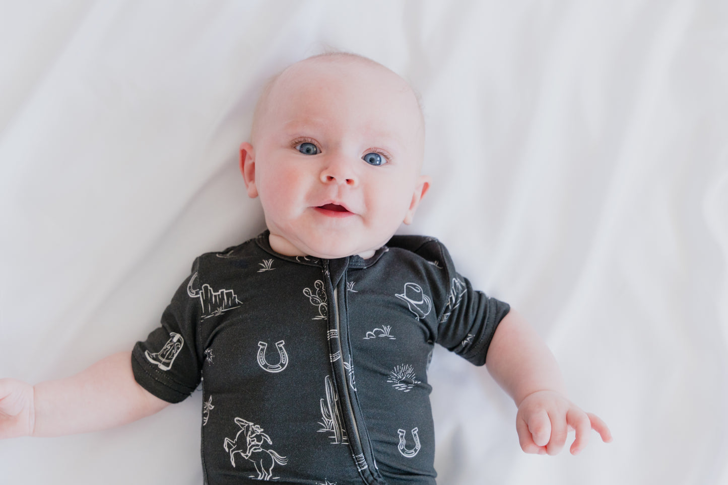 Western Shortie Zip Romper