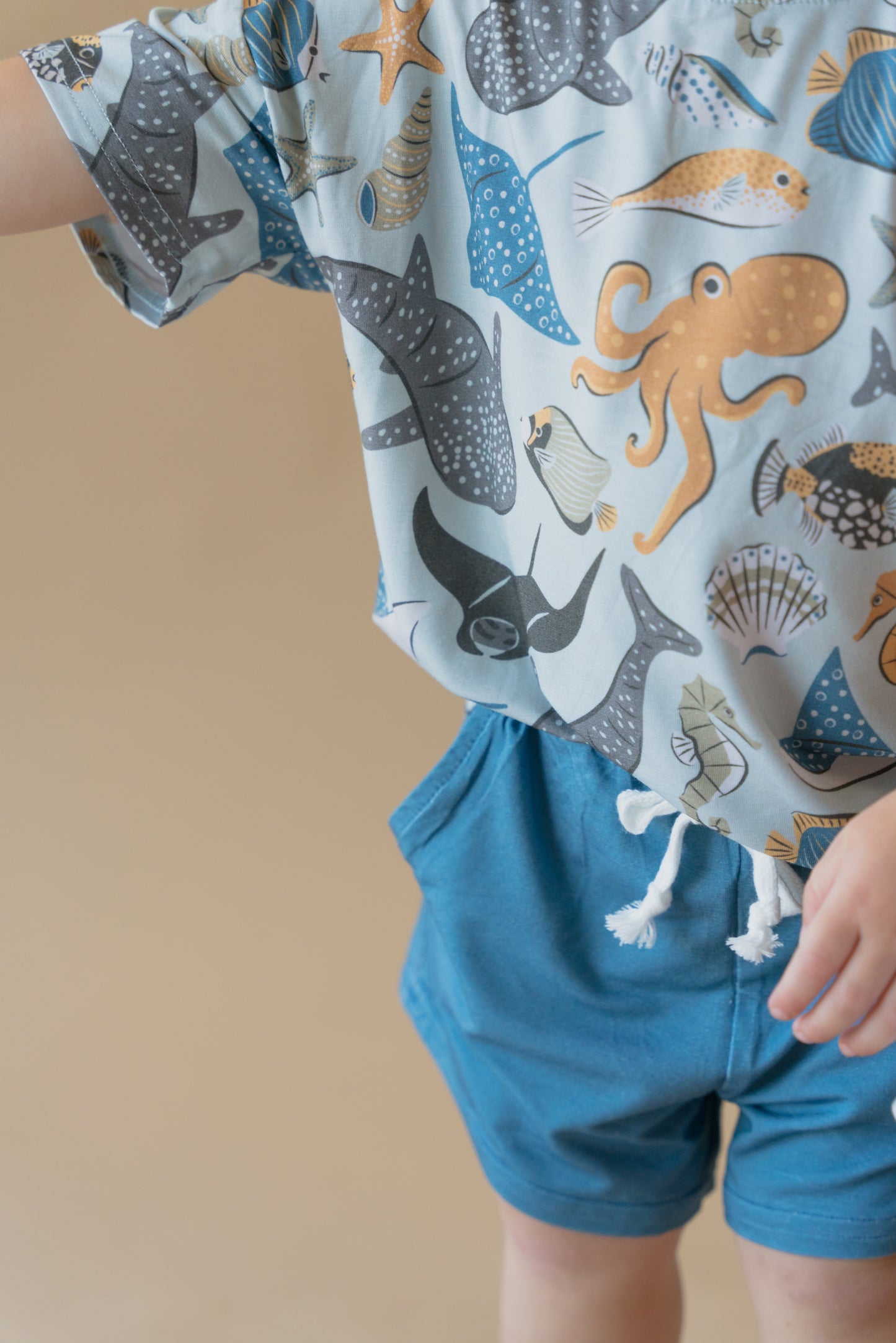 Seabound Toddler Short Set