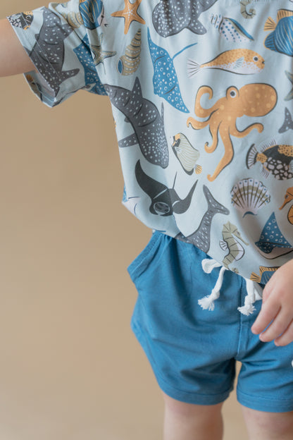 Seabound Toddler Short Set