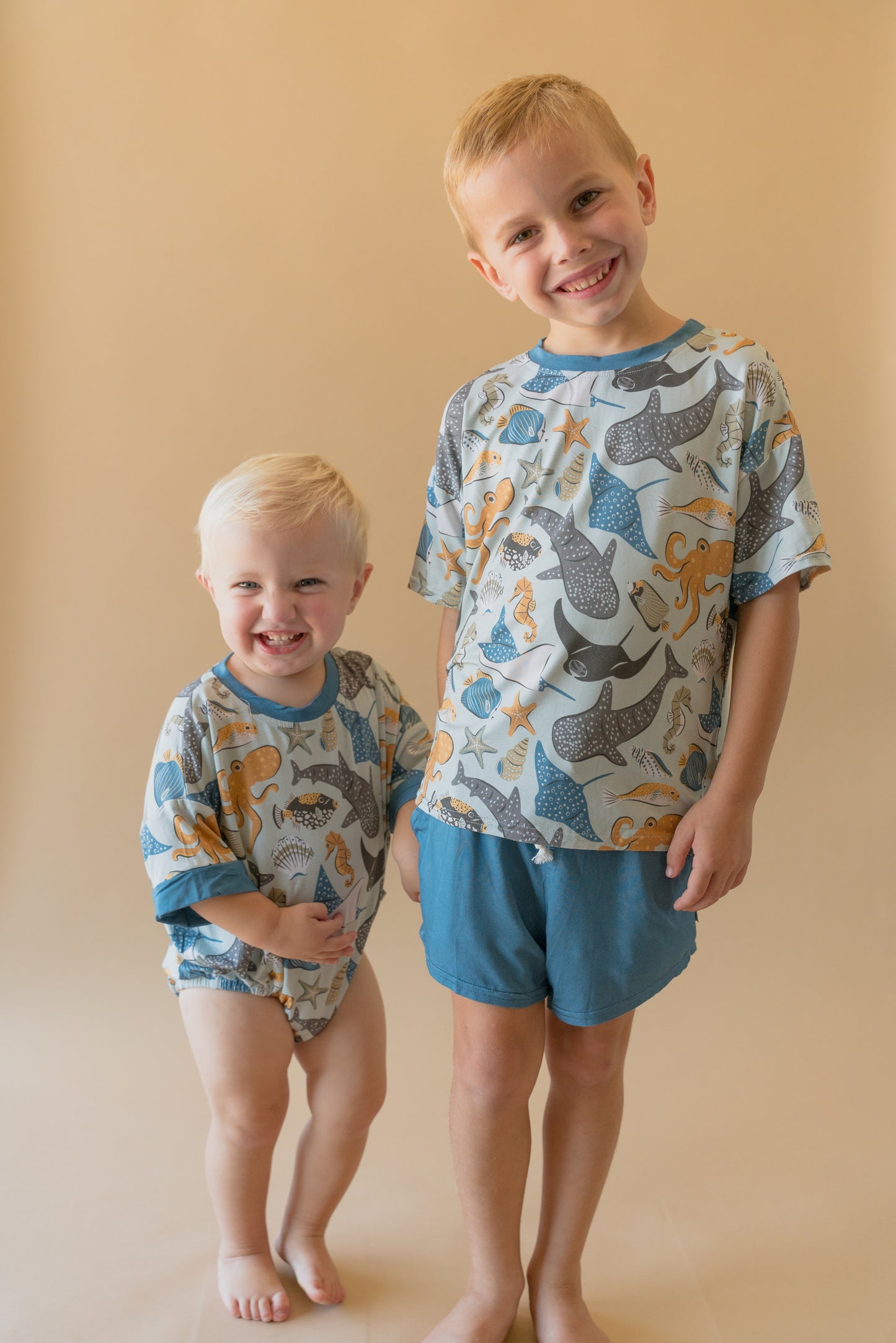 Seabound Toddler Short Set
