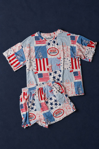 American Sweetheart Ruffle Short SetRuffle Short SetEllie Sue12-18M