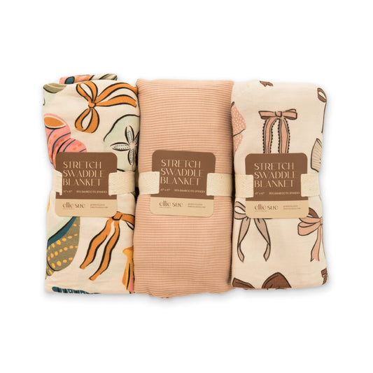 Bows n' Rue Stretch Swaddle BundleBundleEllie Sue