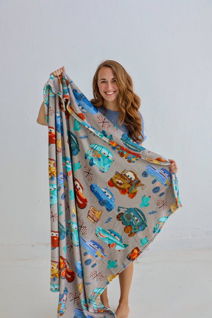 Cars Double Sided Throw BlanketThrow BlanketEllie Sue