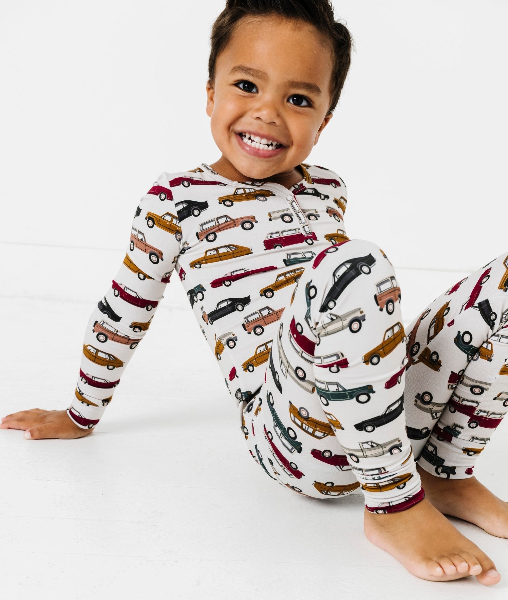 Cars Kids Pajama Set in Stretchy Bamboo – Soft & Breathable