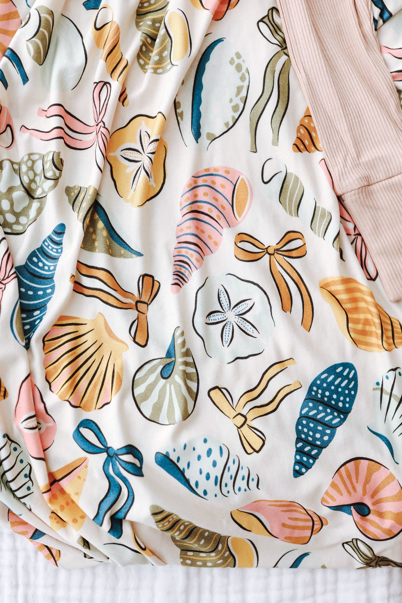 Coastal Bows Stretch Swaddle BlanketStretch Swaddle BlanketEllie Sue