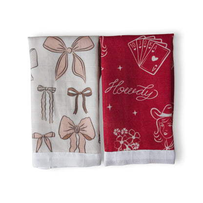Cowgirl Bows Lovey SetLoveyEllie Sue
