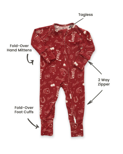 Cowgirl Zipper RomperZipper RomperEllie Sue0 - 3 Months