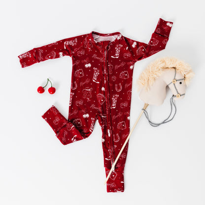 Cowgirl Zipper RomperZipper RomperEllie Sue0 - 3 Months