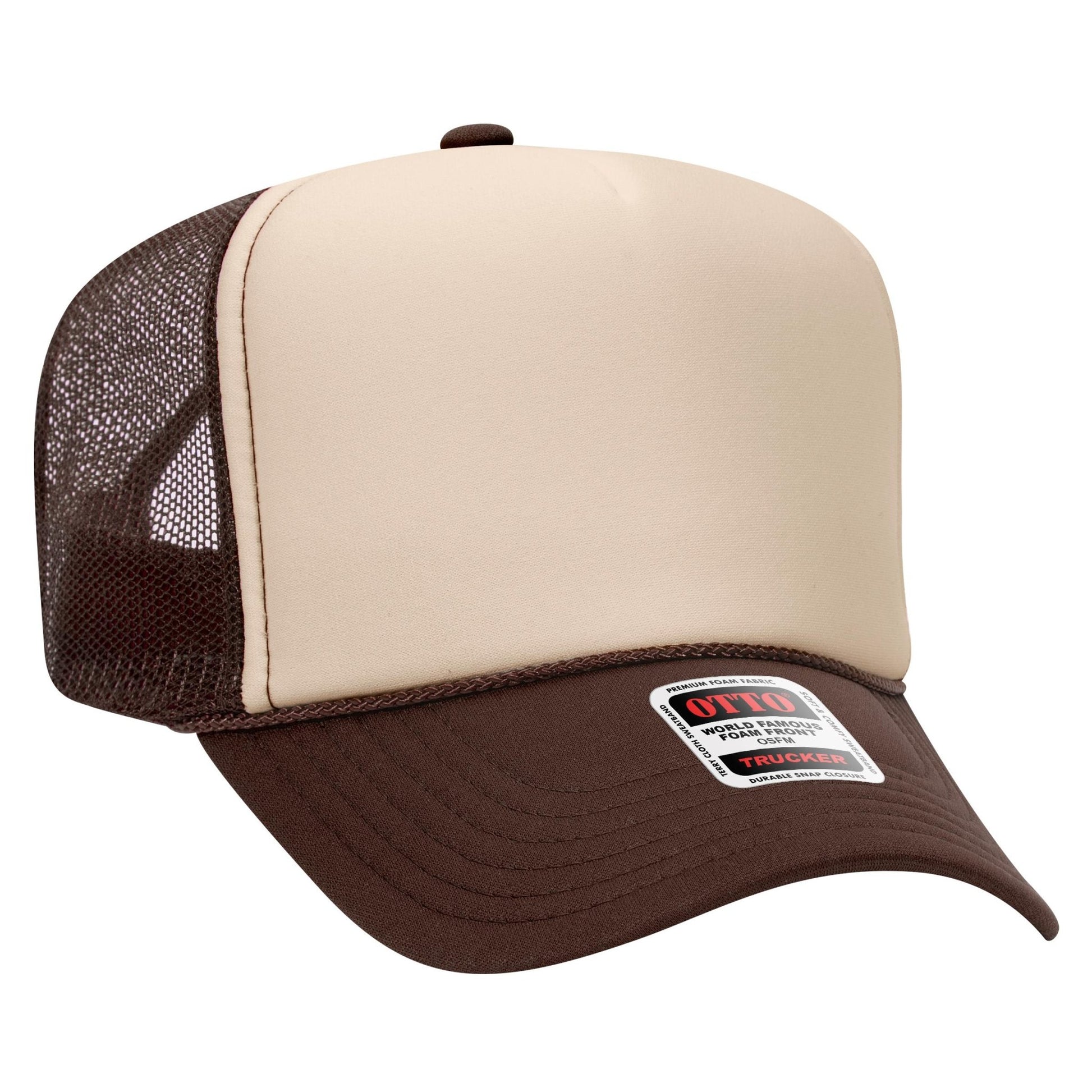 Custom Trucker HatHatEllie SueBrown / Tan Brown