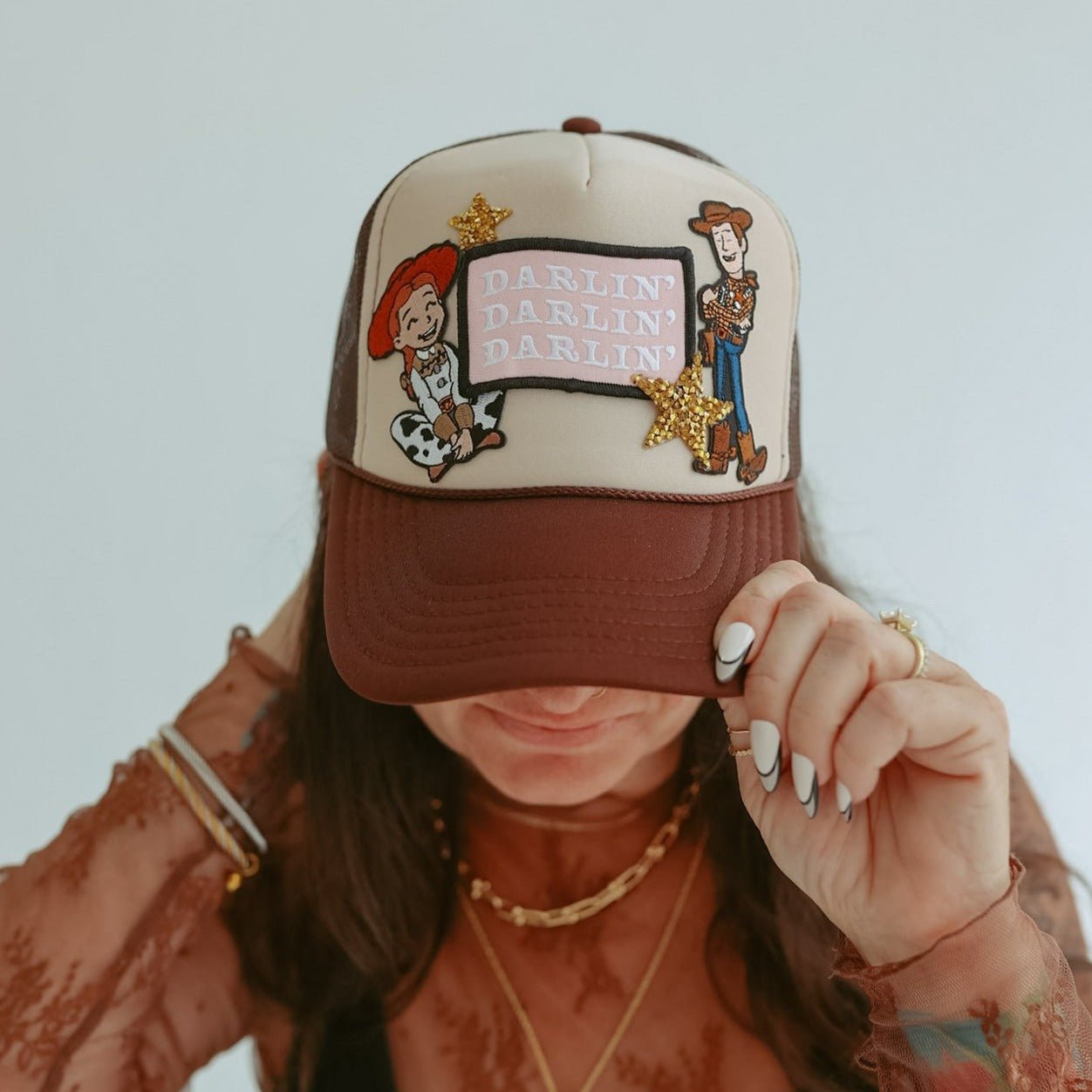 Custom Trucker HatHatEllie SueTorquise