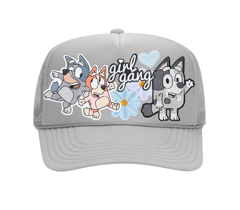 Ellie Sue Premade Trucker HatsHatEllie SueBluey Girl Gang