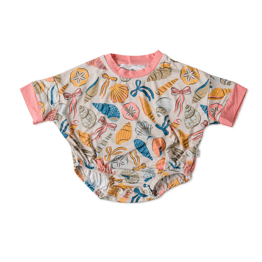 Coastal Bows Bubble Romper