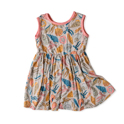 Coastal Bows Twirl Dress