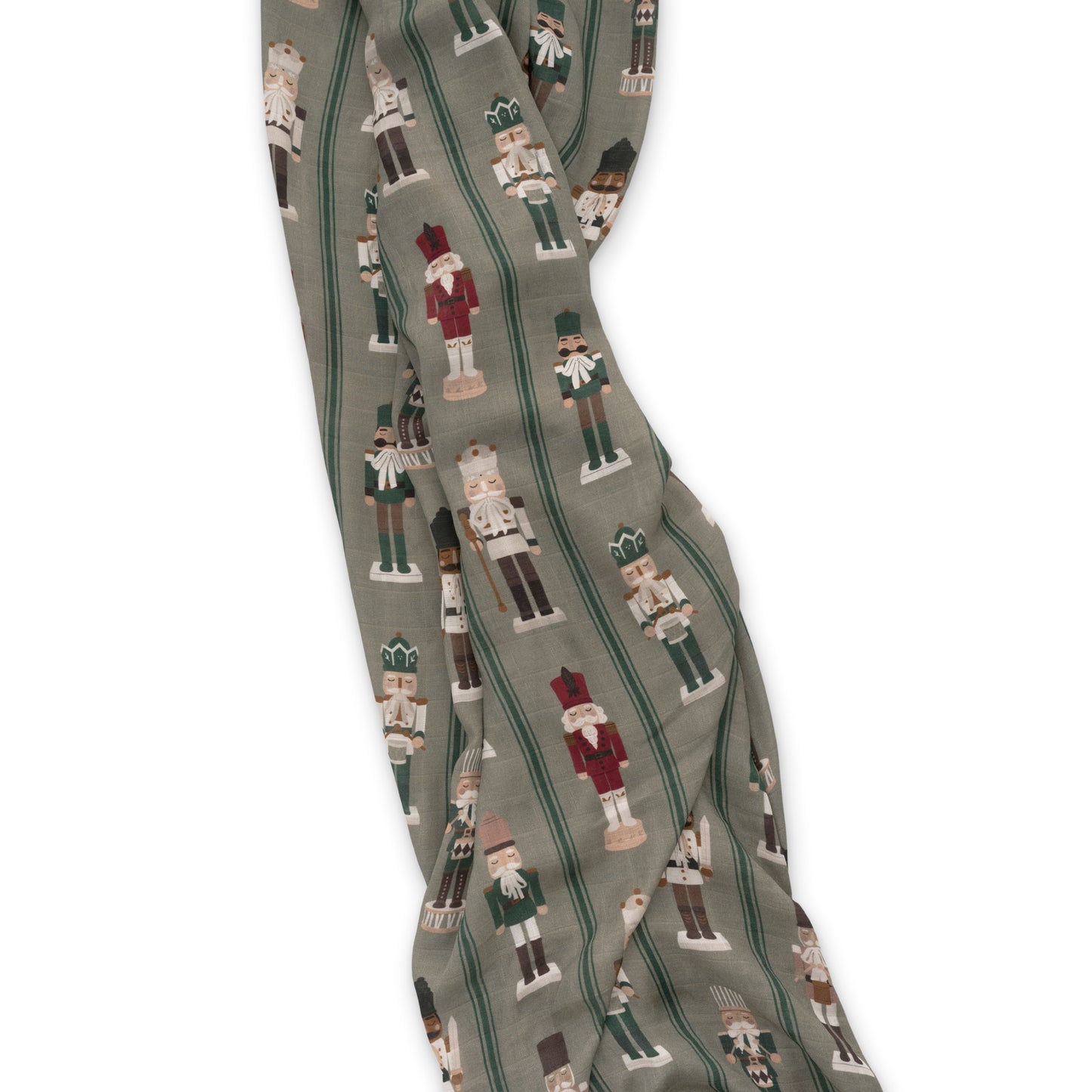 Nutcracker Parade Muslin Swaddle Blanket