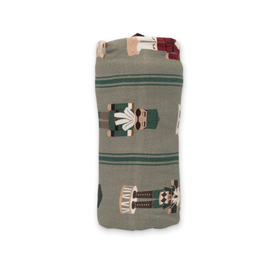 Nutcracker Parade Stretch Swaddle Blanket
