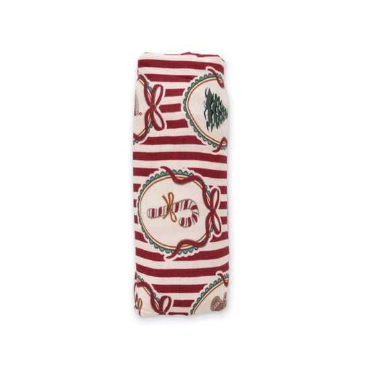 Peppermint Dreams Stretch Swaddle Blanket
