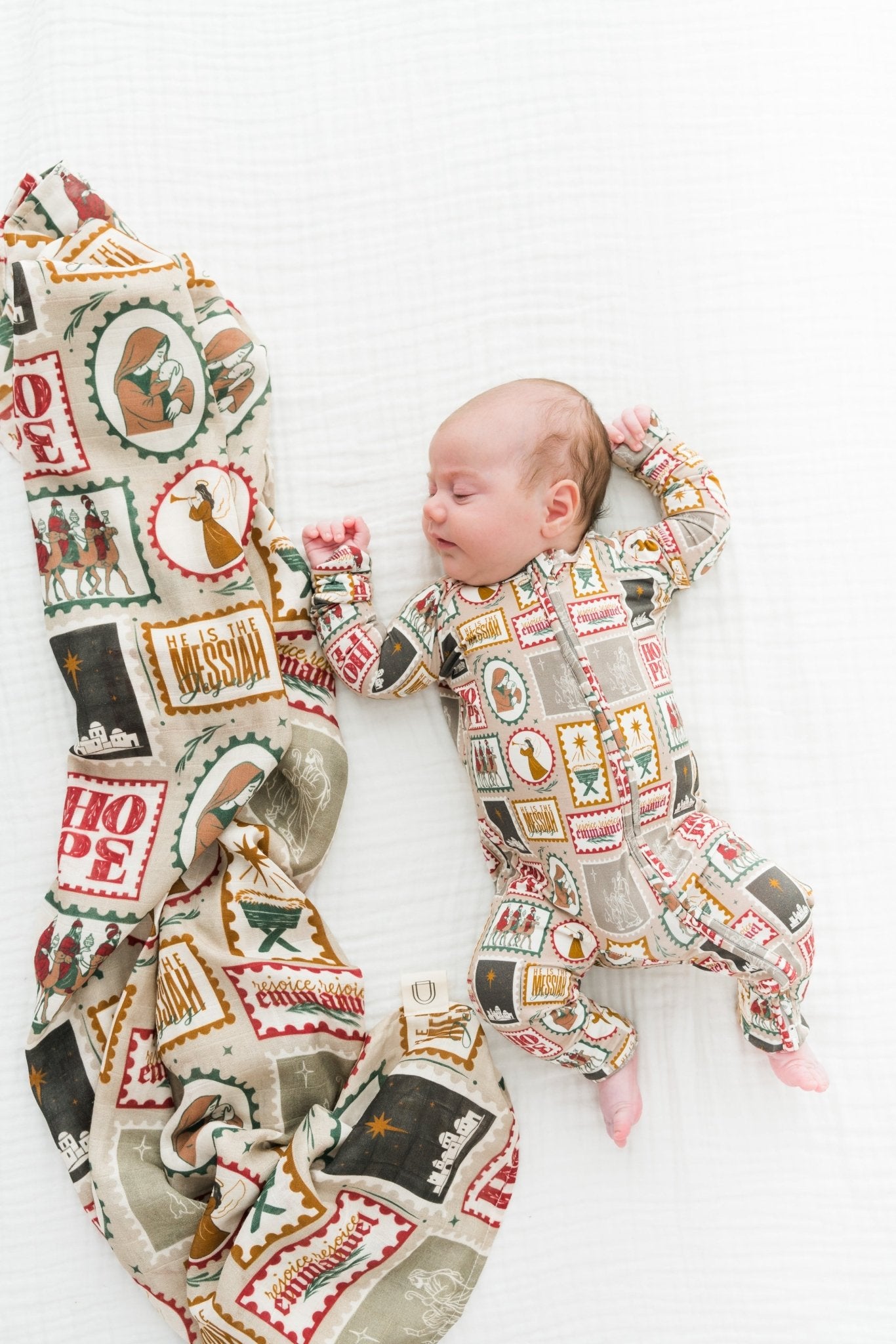 Emmanuel Muslin Swaddle BlanketMuslin Swaddle BlanketEllie Sue