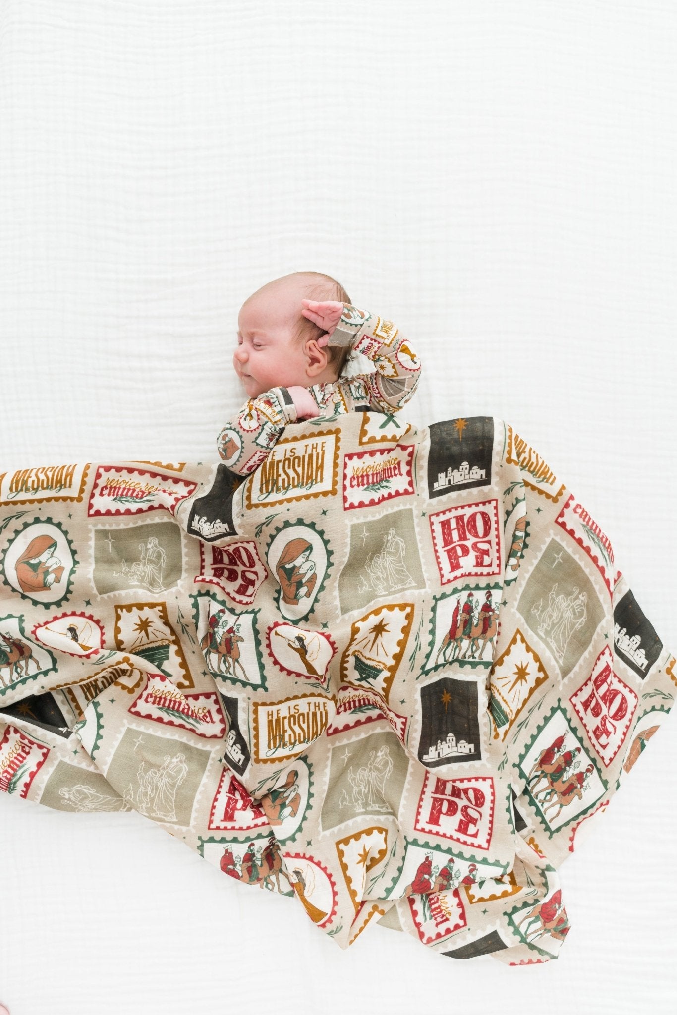 Emmanuel Muslin Swaddle BlanketMuslin Swaddle BlanketEllie Sue