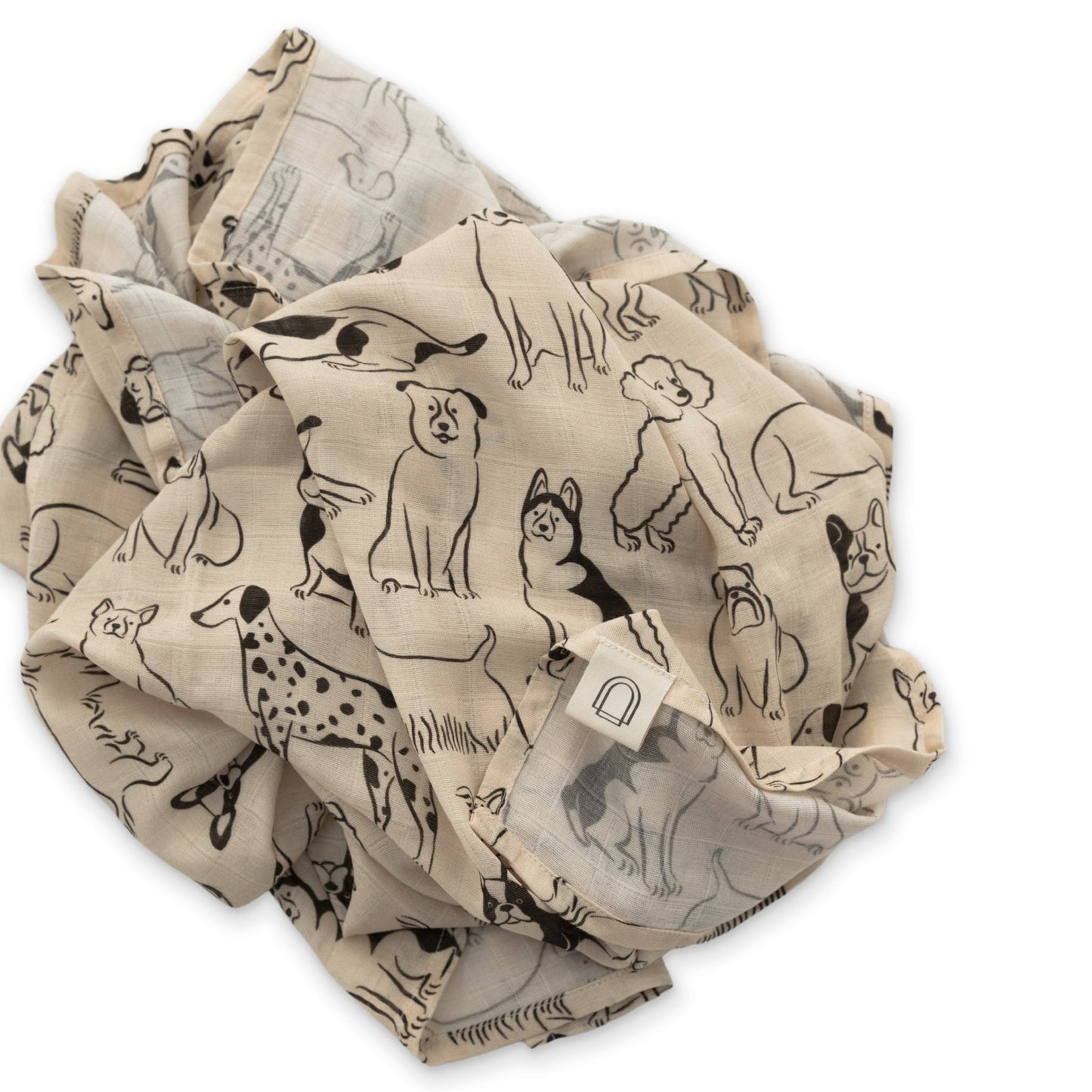 Good Dog Muslin Swaddle BlanketMuslin Swaddle BlanketEllie Sue