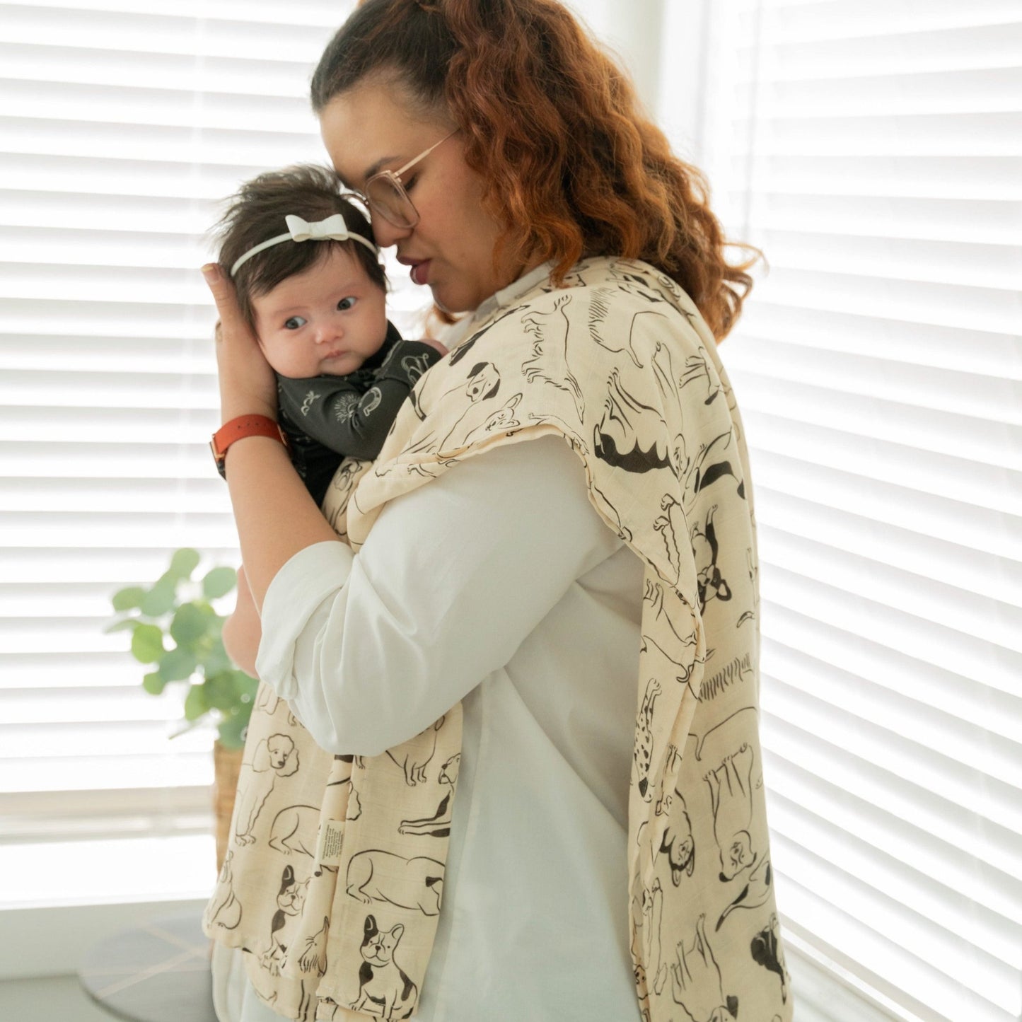 Good Dog Muslin Swaddle BlanketMuslin Swaddle BlanketEllie Sue