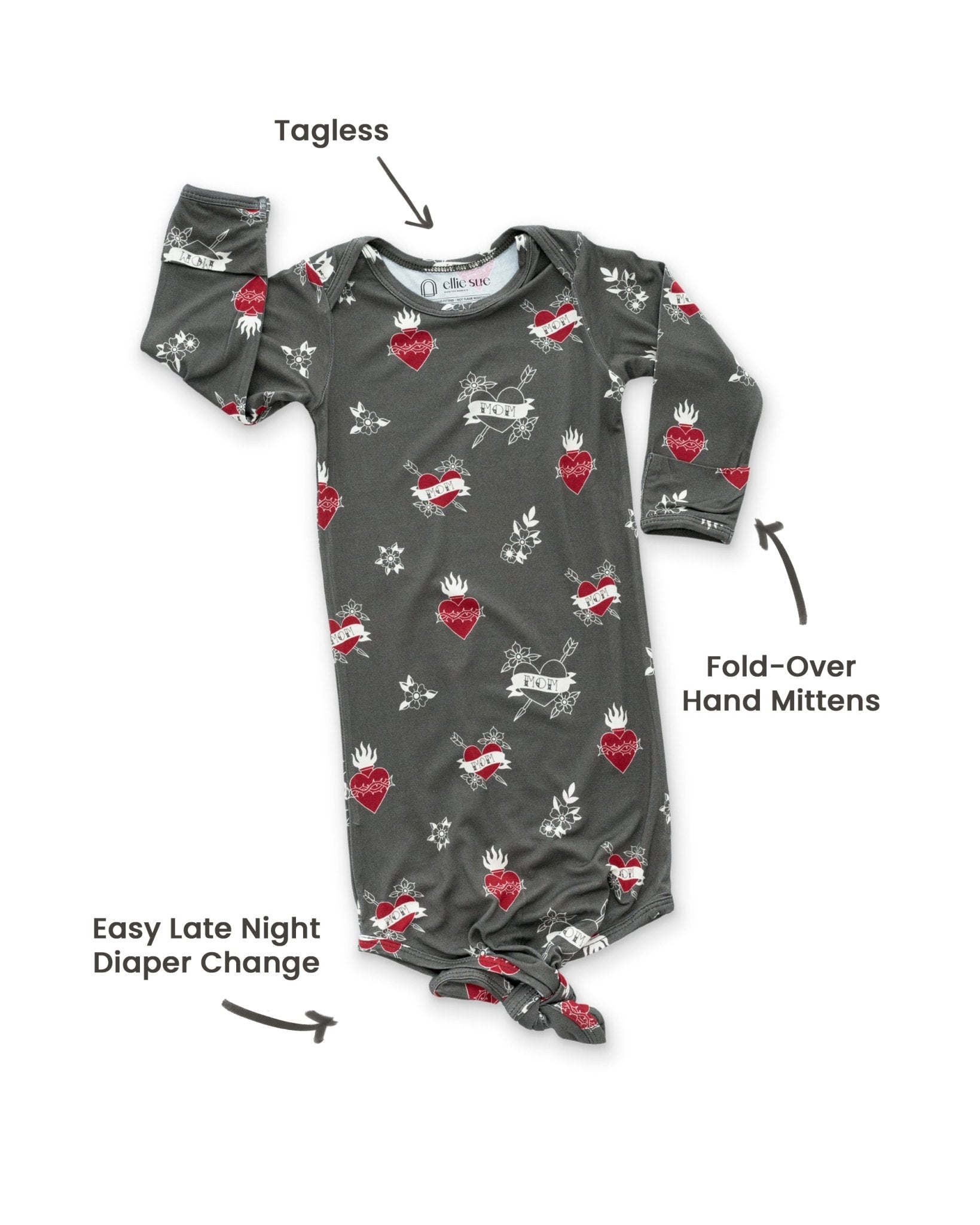 Heart Throb Knotted GownKnotted GownEllie Sue0 - 6M